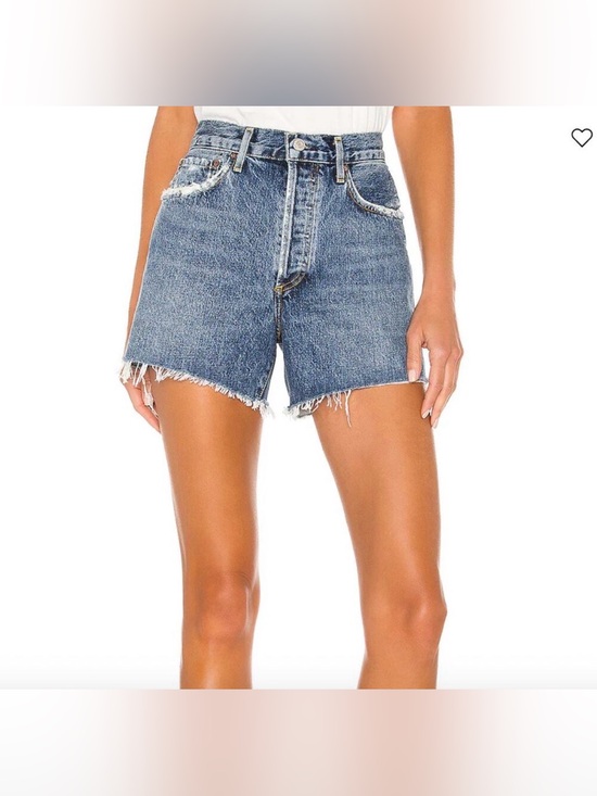 Agolde Pants - Agolde Reese relaxed cut off Shorts in wonder light wash size 29